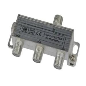ТВ Сплітер (Splitter) , 3-way 5-1000MHZ, корпус металевий