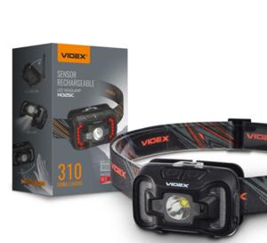 Налобний світлодіодний ліхтарик ЧЕРВОНЕ СВІТЛО VIDEX VLF-H025C 310Lm 5000K