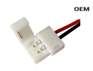 Конектор для світлодіодних стрічок OEM SC-04-SW-8-2 8mm joint wire (затискач -дріт)