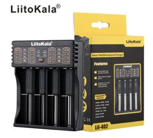 Зарядний пристрій LiitoKala Lii-402, POWER BANK, 4X- 18650, AA, AAA Li-lon, LiFeP04, Ni-Mh, ОРИГІНАЛ