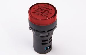 Світлодіодний індикатор AD22-22DS 230v АC, червоний TAKEL