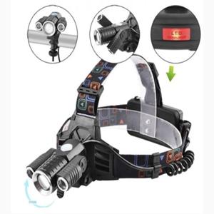 Ліхтар набний Police W602-T6+2XPE Bike, 2x18650, вело кріплення, zoom, 3У microUSB, Box