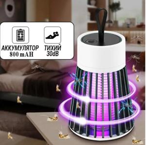 Антимоскітна лампа від комарів  YG-002 (800mAH) GREEN, Li-Ion акумулятор ., ЗУ Type-C, Box
