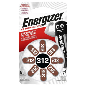 Батарейка ENERGIZER Zinc Air 312 DP- уп. 8 шт