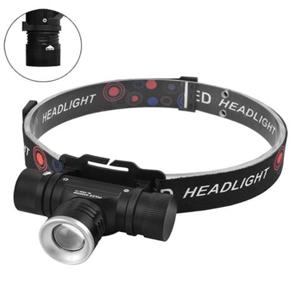 Ліхтар налобний Police 5808-T6, 1×18650, zoom, 3Y microUSB, Box